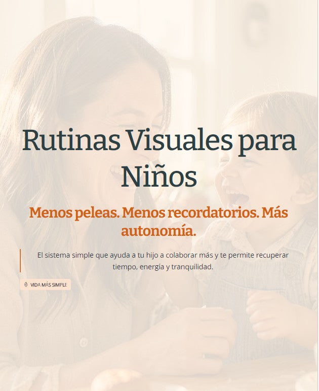 Rutinas Visuales para Niños | Kit Completo de Autonomía Infantil